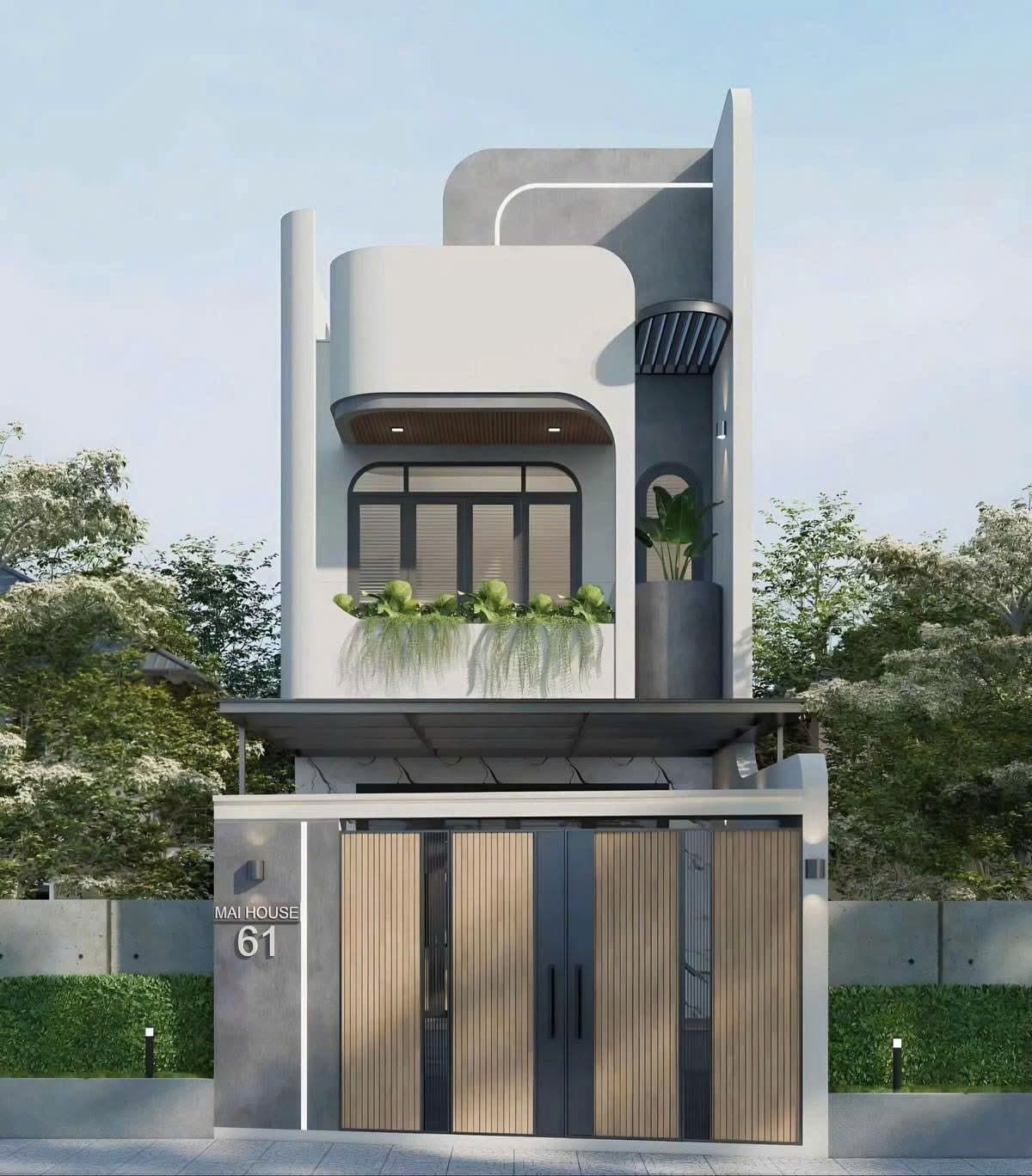 Nhà phố 2 tầng đậm nét hiện đại tại Bình Thuận