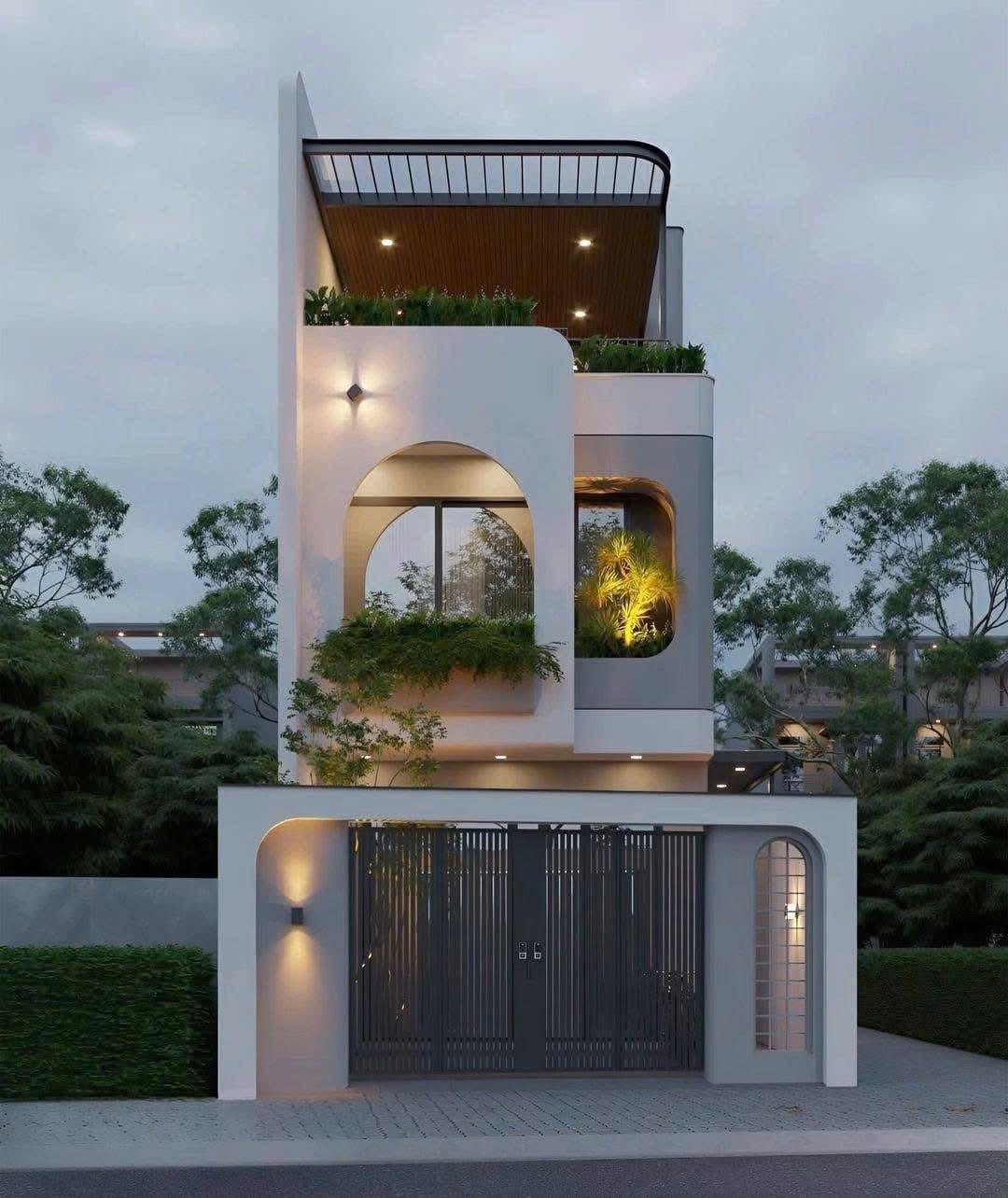 Dự án thiết kế nhà phố 3 tầng tại Đồng Nai