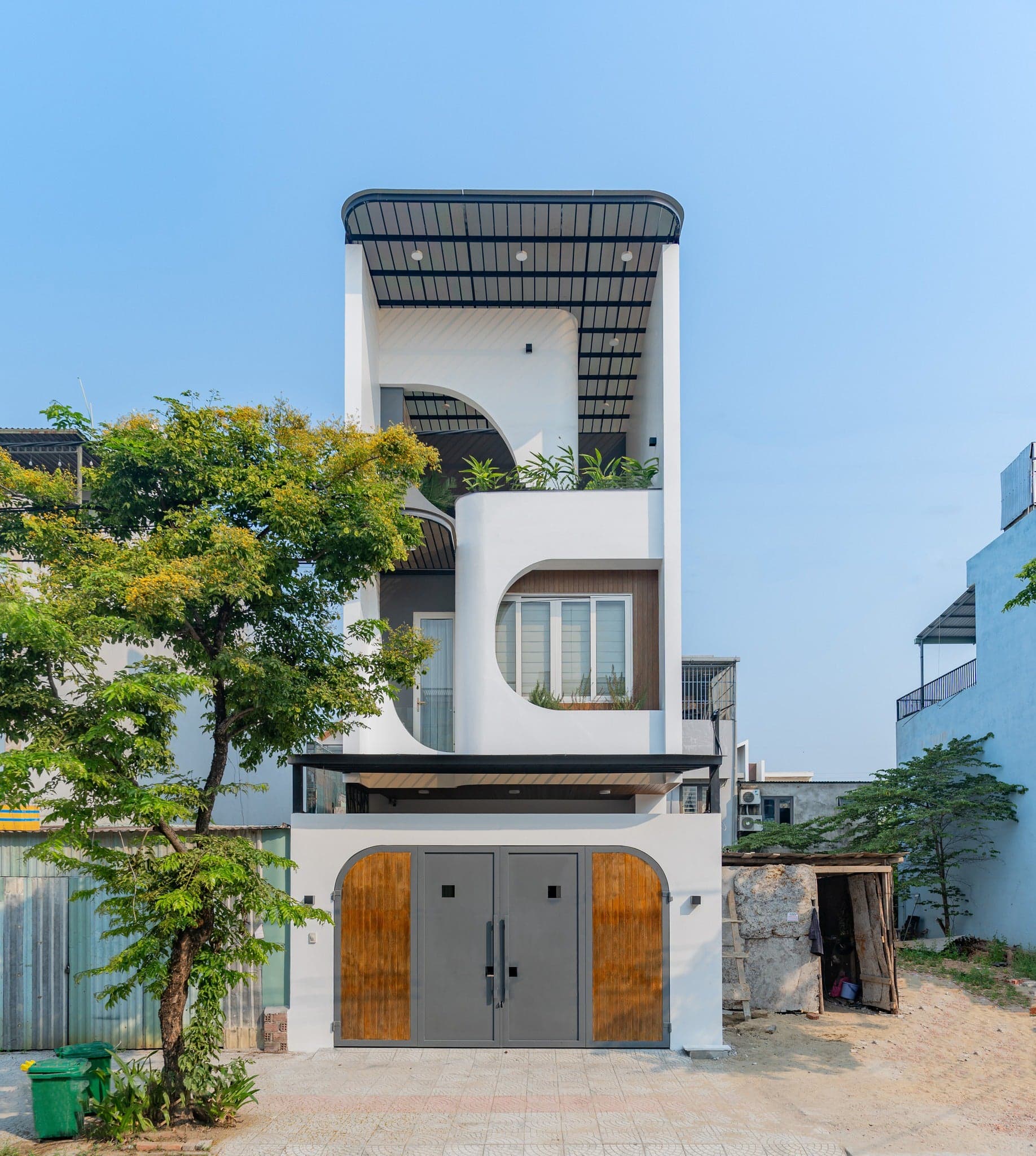Mẫu nhà phố 3 tầng hiện đại