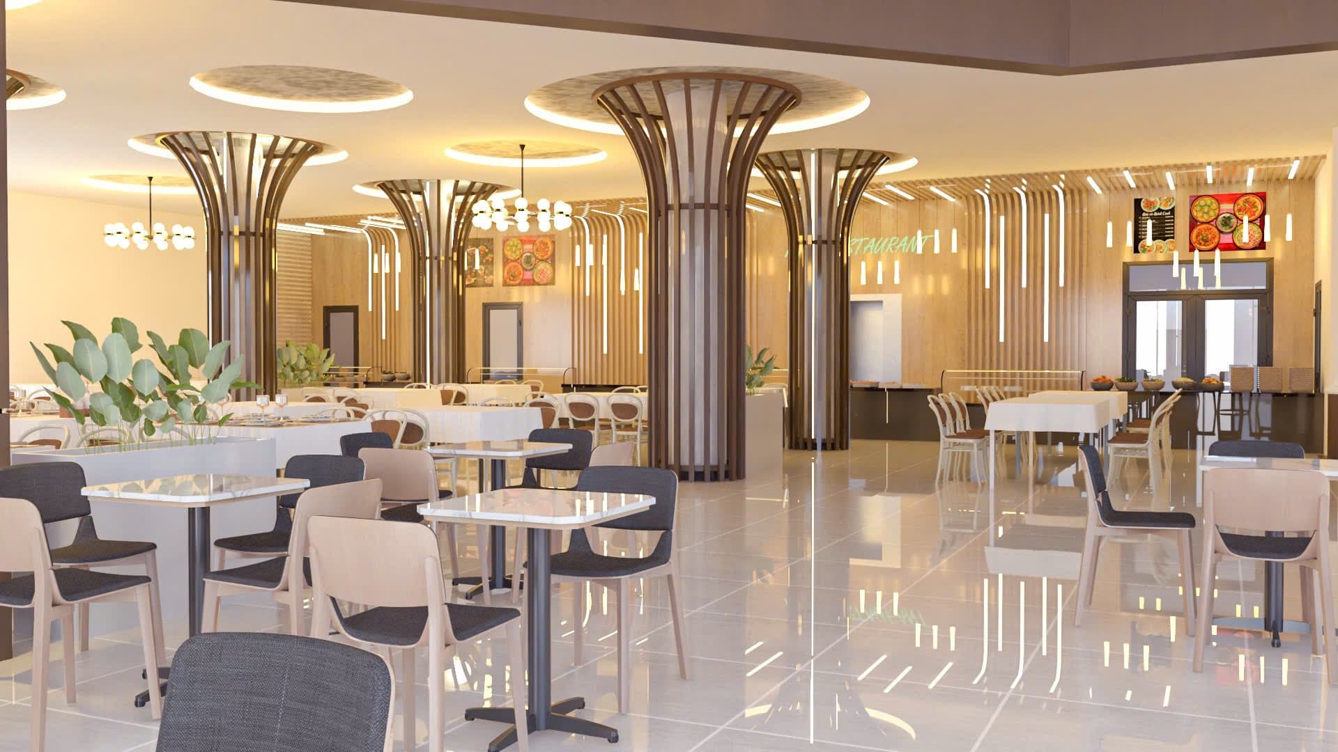 Dự án cải tạo nhà hàng tại Gò Vấp