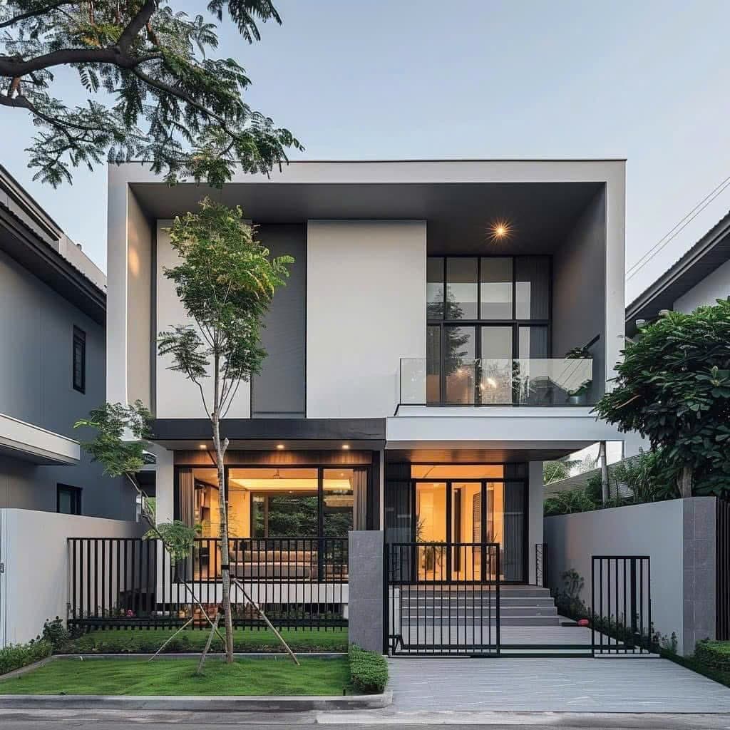 Dự án biệt thự 2 tầng phong cách hiện đại